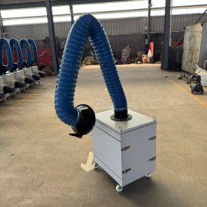 China 220V Arm CE Portable Mobile Welding Fume Smoke Dust Collector Fume Extractor wholesale