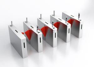 Flap Swing QR Reader Anti Pinch Access Control Turnstile