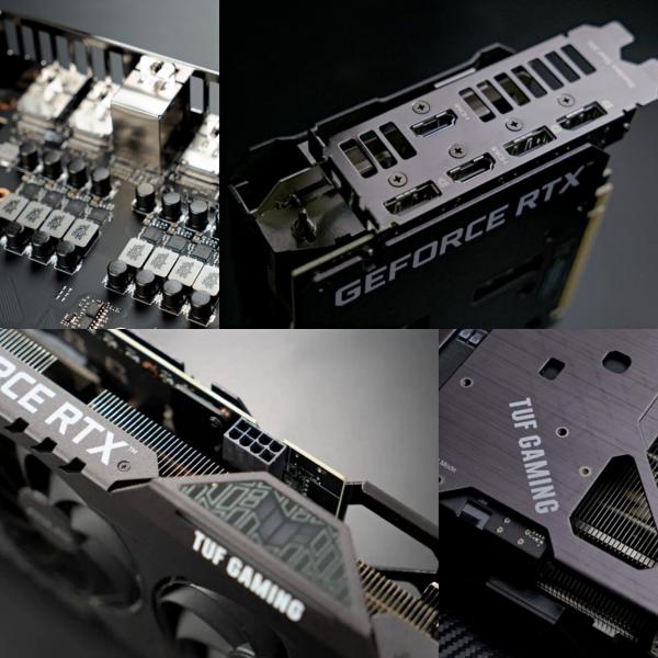 290W ASUS TUF GeForce RTX 3060TI OC 8GB 8pin 1665-1695MHz Black