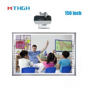 150 Inch Interactive Whiteboard 40 Point Intelligent Infrared Touch Teaching