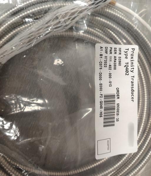 Quality TQ402 111-402-000-013 For Measuring Relative Vibration And Axial Position Of Rotating Machine Shafts Automation for sale
