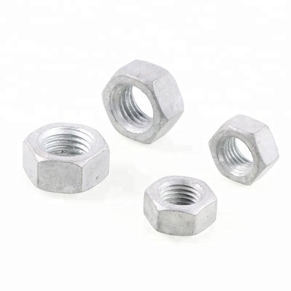 Anti Rust Galvanized Hex Nut Machinery / Industry Used DIN / ASTM / UNC