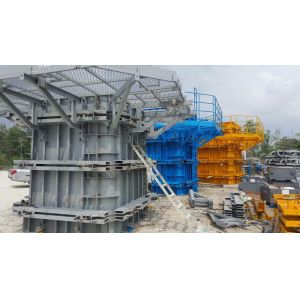 Peri Formwork Bridge Pillar DOKA CAP Casting Form Concrete Metal Formwork