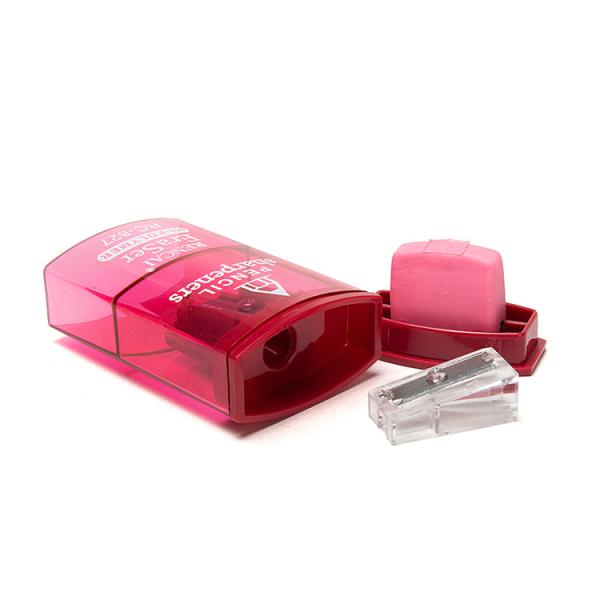Single Hole Pencil Sharpener With Eraser