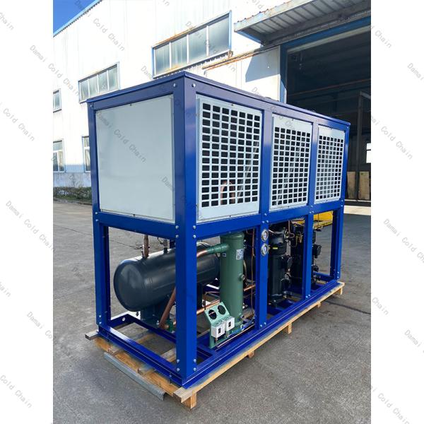 DM Industrial Air Cooler Condenser H Type Customized with Direct Drive / Axial Fan