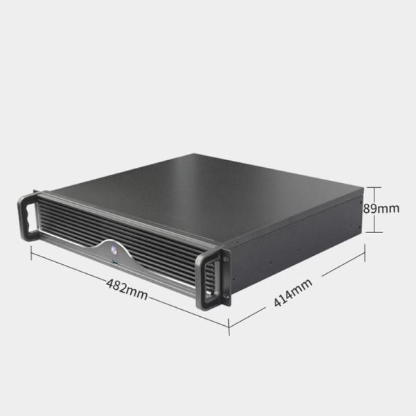 2U Server Industrial Computer Box Monitoring Small Board Large Power Supply USB3.0 Private Mold and Stock for B2B Orders