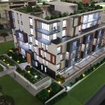 New design architectural physical model with lighting for property marketing and
