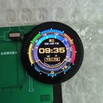 1.3 Inch Round AMOLED Display Module With Touch Panel, 360X360 Resolution QSPI