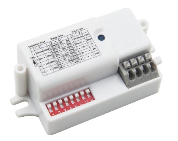 Quality MC090S U2 Microwave Motion Sensor Free ISM Band 5.8ghz Microwave Band Active Detection IP20 for sale