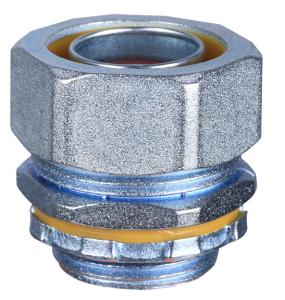 Waterproof Box Connector Flat Type , Flexible Conduit Connector DPJ Flexible Connector Flat Type