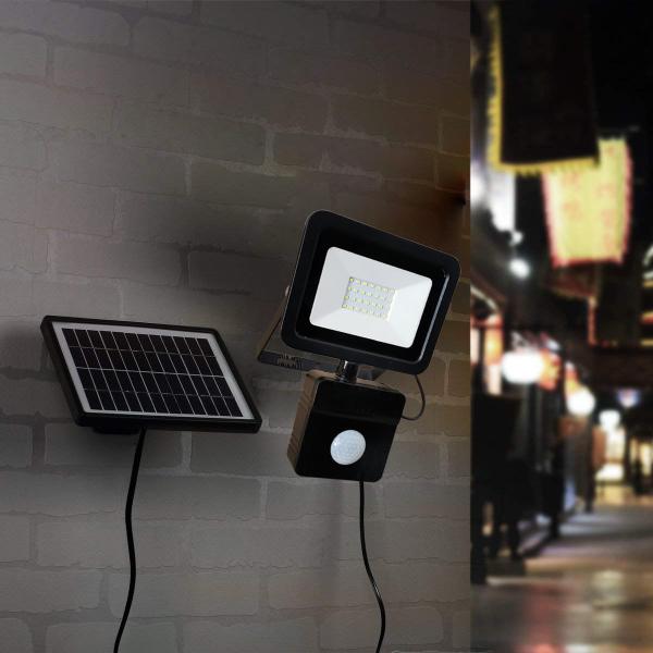 Quality 1000lumens 10W Led Solar Security Light With Motion Detector for sale