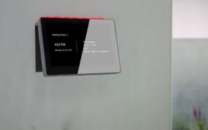 Black Color Wall Tablet display with wifi three-colors LED For Home Automation