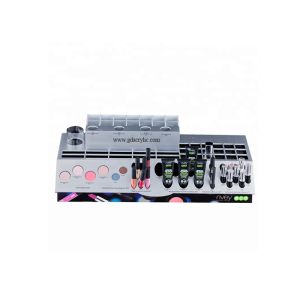 Three-side Graphic Comprehensive Multiple Display Black Acrylic Cosmetic Makeup