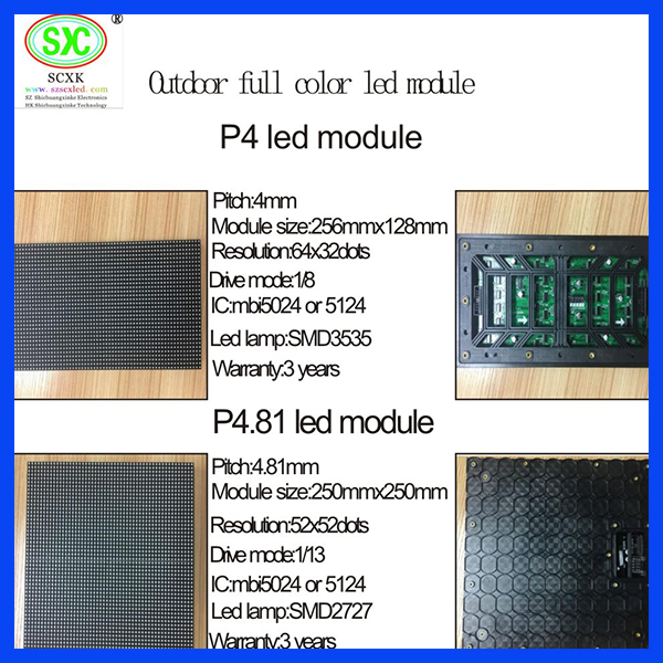 High Definition Outdoor P4 LED Display Waterproof Die-Casting Aluminum Enclosure
