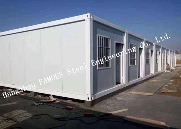 Quality Classroom / Office Units Structural Steel Construction Modular Container House Expansion Project for sale