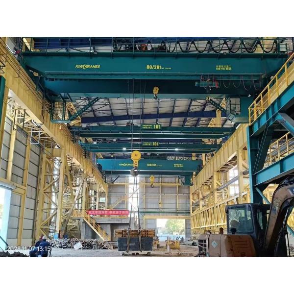 China Electric Double Girder Bridge Crane With 80 Tons Large Tonnage In Multiple Scenarios wholesale