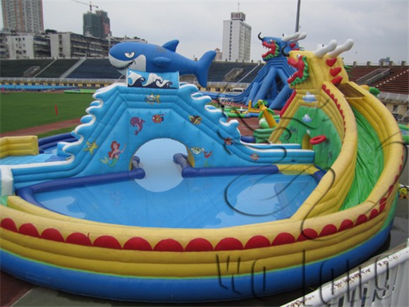 inflatable slide / giant inflatable water slide