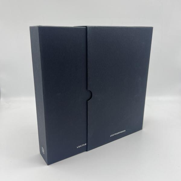 Quality Personalized Custom Journal Printing Real Leather Notebook Printing With Slipcase for sale