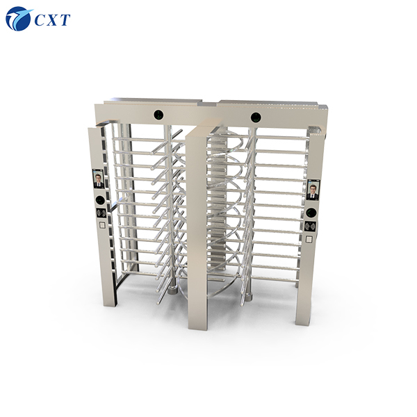 Dual Channels CE Certified Full Height Turnstile with 90-Degree Rotation for High Security
