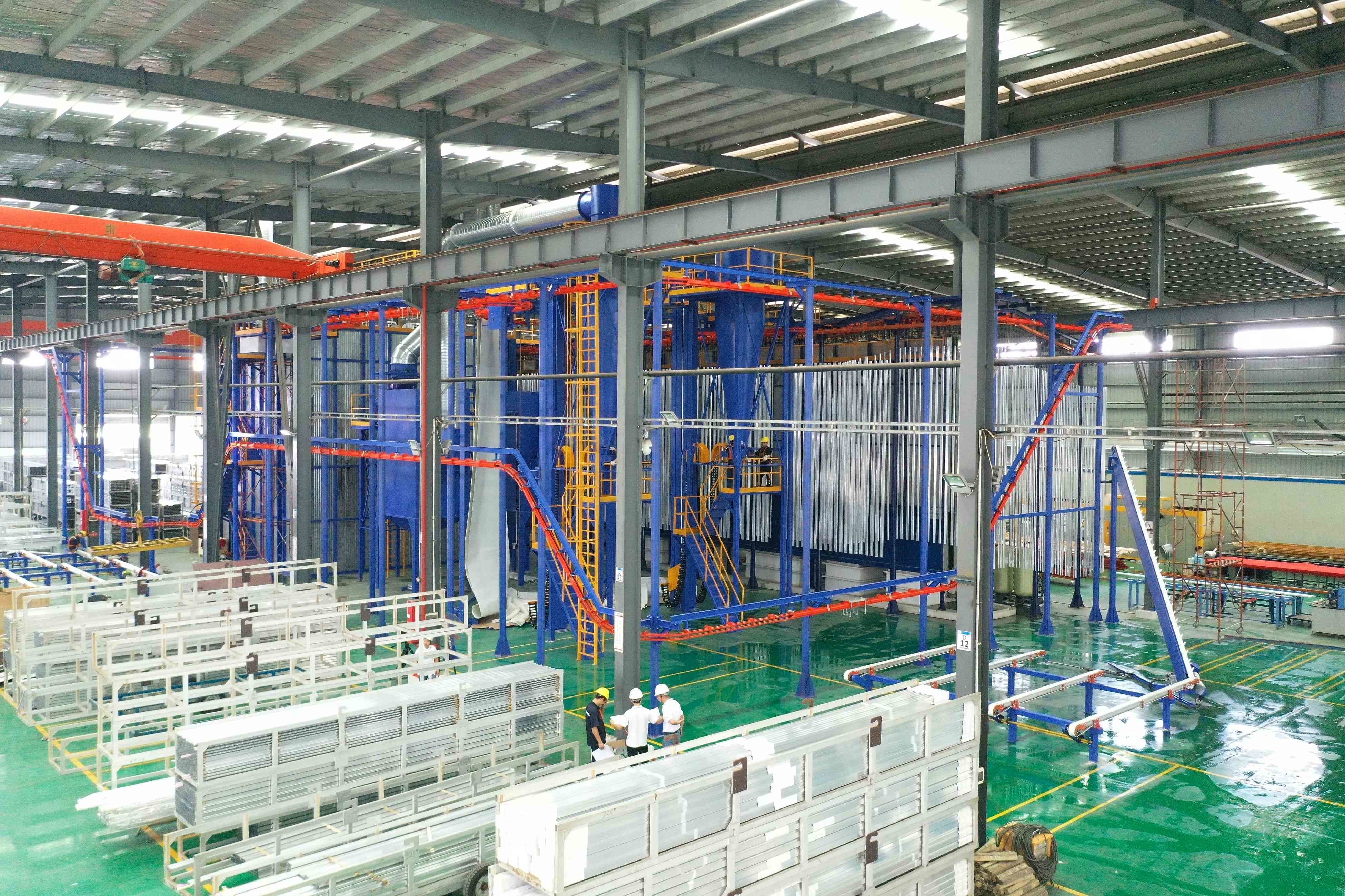 Quality CE Certification 5000 Ton Anodizing Production Line System Turnkey Large Capacity for sale