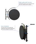Customized LOGO Circular LED Display , P4 LED Screen Module at 3840HZ Refresh