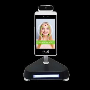 China Customized Software 8 Inch Fever Screening Human Body Temperature Measurement Camera System wholesale