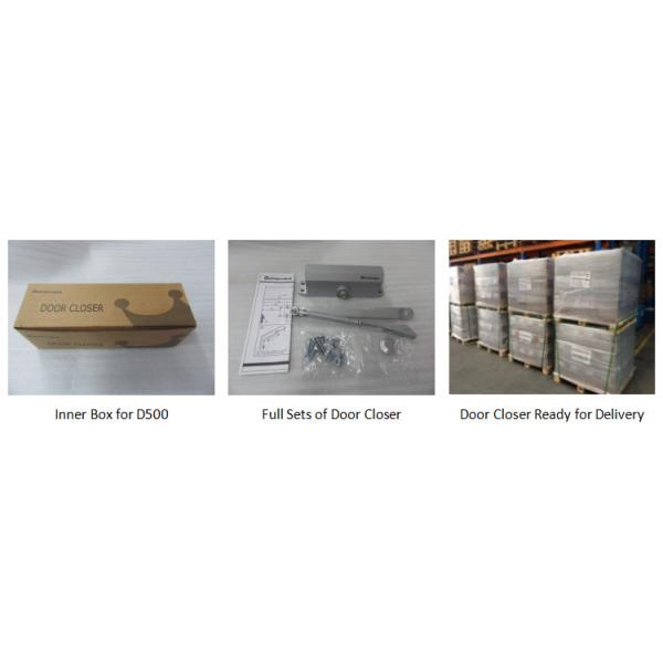 CE Listed Fire Safety Door Closer Light Duty for 40 - 65kg Residential Door