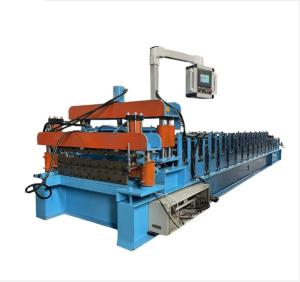 China Customized Trapezoidal Panel Double Layer Roll Forming Machine Aluminum wholesale