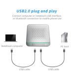 USB2.0 Bluetooth Video Conference Omnidirectional Microphone Echo Elimination