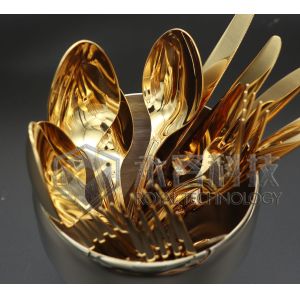 ZrN PVD Gold Coating Machine, Zirconium Nitride Gold Coating Service