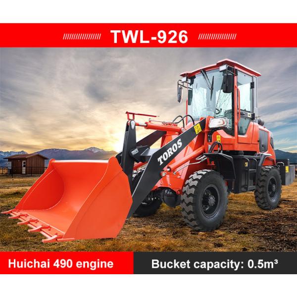 Powerful EPA Engine Mini Wheel Loader Machine For Construction Projects