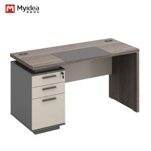 China Modern Single-Person Wood Study Desk Support customization With Storage Drawers Locks for School or Company Office Use wholesale