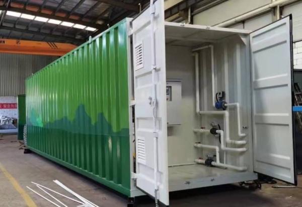 Quality MBBR Containerized Packaged Sewage Treatment Plant Poultry Slaughtering And Processing for sale