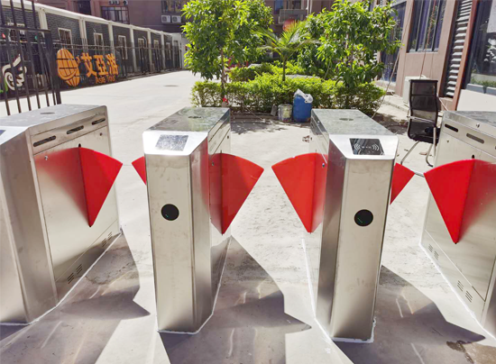 Retractable Flap Barrier Gate , Flap Optical Barrier Turnstiles