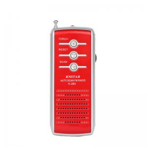 China Color 22mm Portable Mini Speaker FM Radio Outdoor Speaker With Built In FM Radio on sale