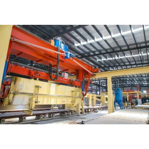 1500kg Cutting Trolley Semi Automatic Block Making Machine