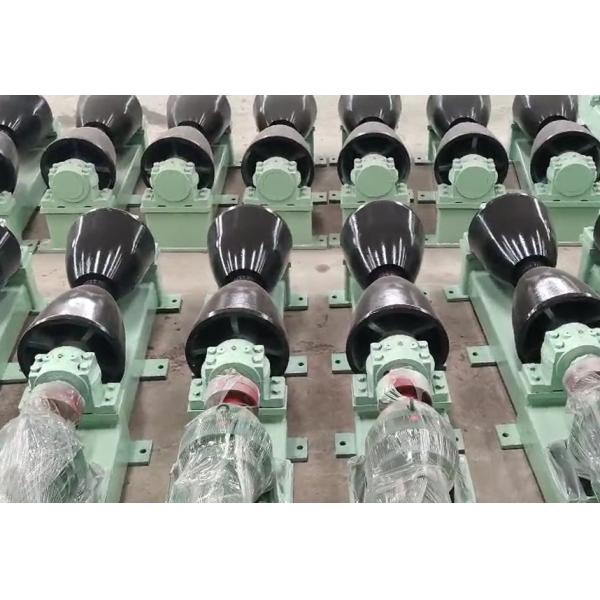 SS Pipe Conveyor Rollers Bearing Structure DIN ISO Standard For Power Plant