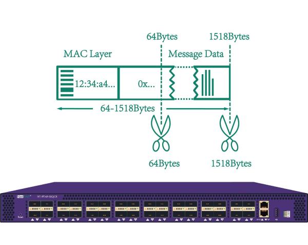 Quality Traffic Data Slicing Network Tap Device Of Network Traffic Content Distribution Strategy for sale