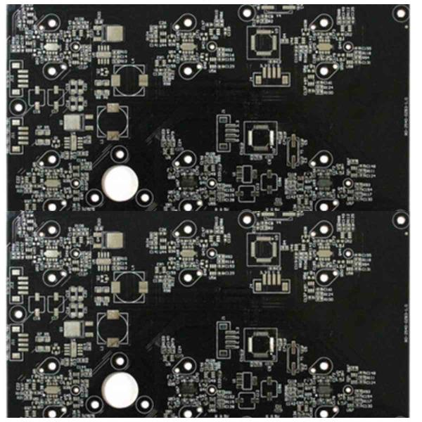 HASL Copper Clad Circuit Board Black Solder Mask 2.4mm Fr4 Pcb Board