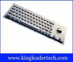 IP65 Cherry Keyswitch Panel Mount Kiosk Mechanical Keyboard With Trackball