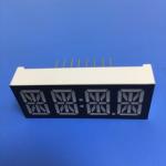 Low Power Ultra Blue 0.47" 4 Digit Led 14 Segment Display Common Anode For STB