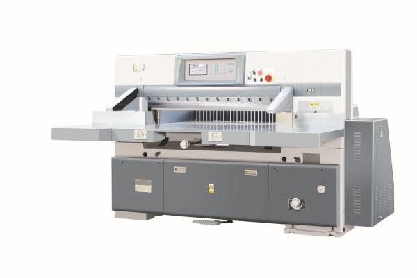 Program-control Paper Sheet Cutter, High precision, Computer control, Blue