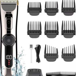 China ABS Men Beard Trimmer Body Groomer Waterproof USB Rechargeable Hair Clippers wholesale