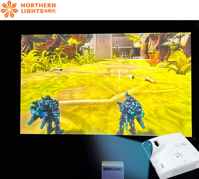 Indoor Wall Projector Interactive Ball Hitting System Projection