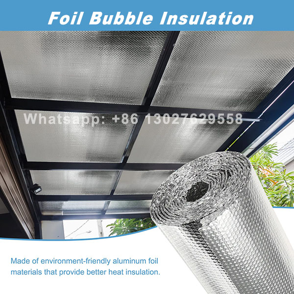 2mm 3mm Double Bubble Insulation​ Reflective Bubble Insulation​ For Window Fireproof And Heat Insulation