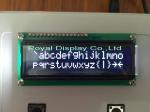 Small 16X2 COB Character Parallel Interface Yg Screen White Backlight COG LCD