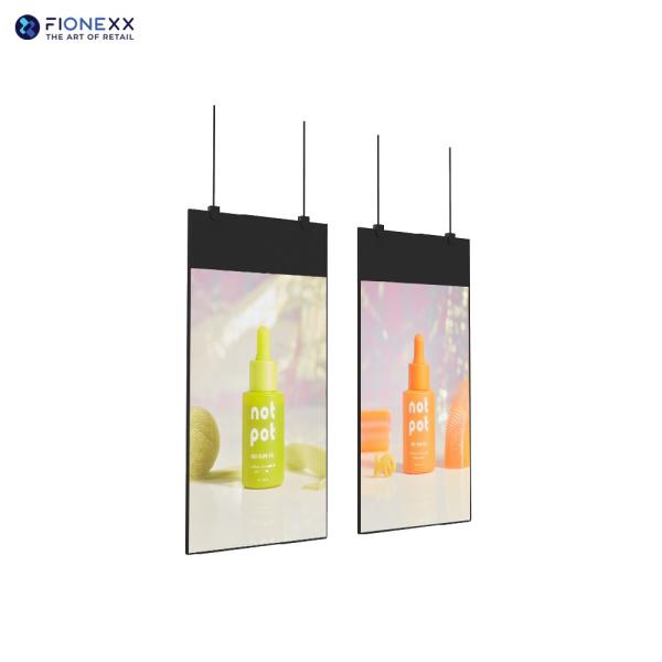 Quality 37inch Super Slim Dual Sided LCD Display with Integrated Ceiling Mounting Solution for sale