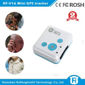 China Sos panic button small personal gps tracker mini for kids baby old people rf-v16 on sale