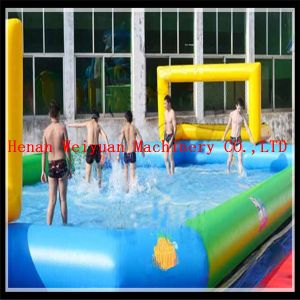 China CUSTOMIZED best quality water inflatable soap football for summer wholesale