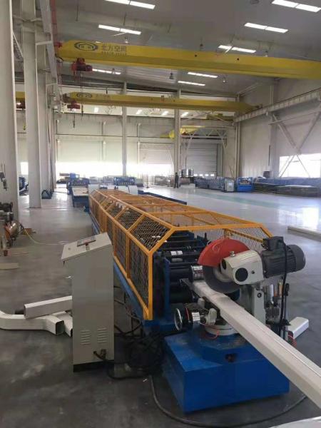 Quality 6 Tons Downspout Pipe Roll Forming Machine For Eaves Pipe Production Computer Control for sale